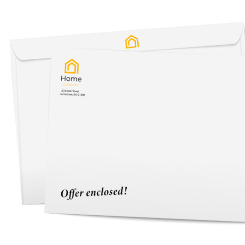 Custom printed corporate envelopes